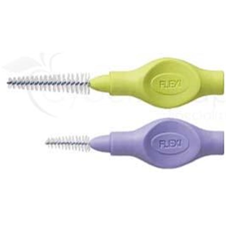 FLEXI TANDEX, Brossette interdentaire, conique, manche flexible court. vert (ref. 819077F) - bt 6