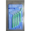 IDS BROSSETTE INTERDENTAIRE, Brossette interdentaire conique, manche coudé. 0,6 mm, vert, moyenne - bt 5