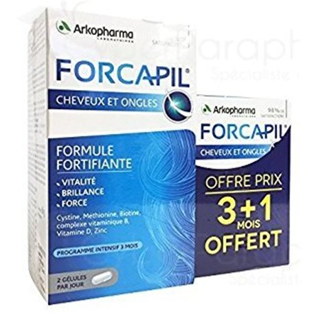 FORCAPIL, boite de 180 + 60 gelules offertes