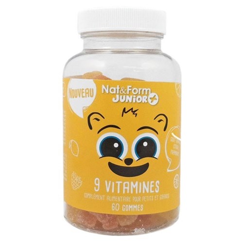 NAT & FORM JUNIOR + 9 vitamins 60 cubs