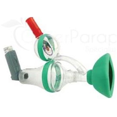 Funhaler, inhalation room with mouthpiece and pediatric mask. - Unit