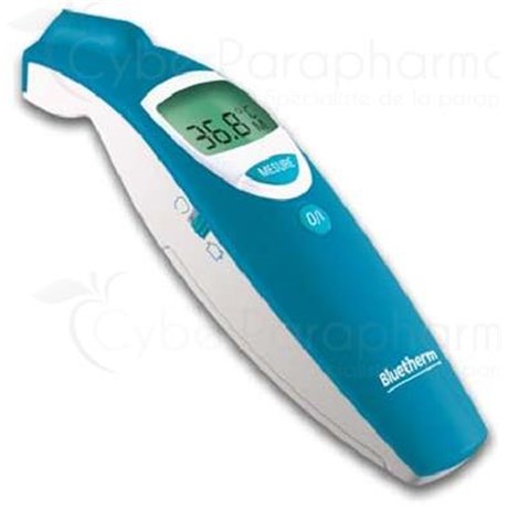 BLUETHERM, Thermomètre médical frontal, multifonction, sans contact - unité