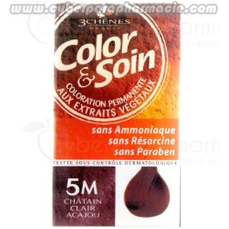 COLORetSOIN Coloration permanente 5M châtain clair acajou