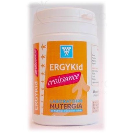 ERGYKID CROISSANCE, Comprimé à croquer, complément alimentaire pour enfant. - bt 45