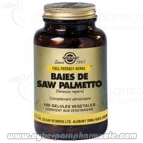 Baies de SAW PALMETTO 100 Gélules végétales