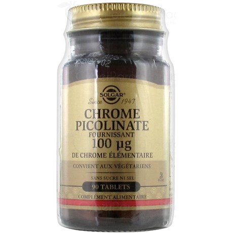 CHROMIUM PICOLINATE 100 µg 90 Tablets