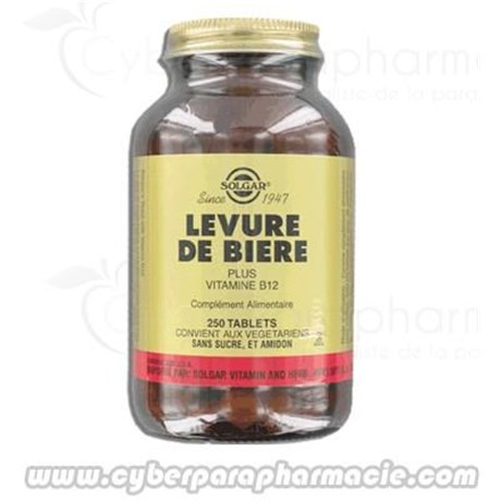 LEVURE DE BIERE Plus vitamine B12 250 Tablets
