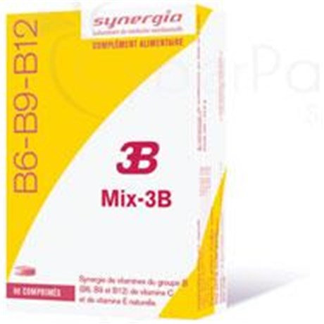 MIX, 3B - Comprimé, aliment diététique composé de vitamines du groupe B. - bt 90