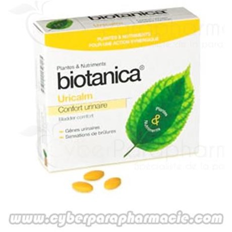 Plantes et Nutriments BIOTANICA URICALM Confort urinaire