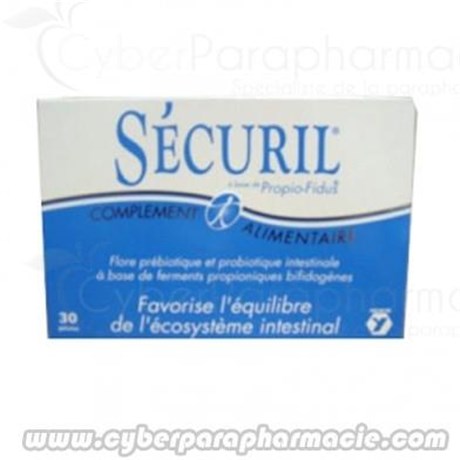 SECURIL Régule le transit intestinal 30 gelules