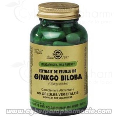 SFP GINKGO BILOBA 60 Gélules végétales