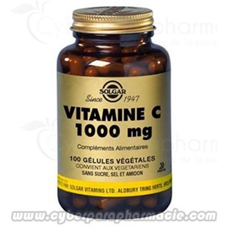 VITAMINE C 1000 mg 100 Gélules végétales