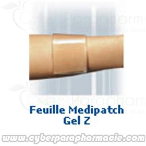 Medical Z Feuilles Médigel Gel Z : 4x4" 10x10 cm (transparente-par 2)