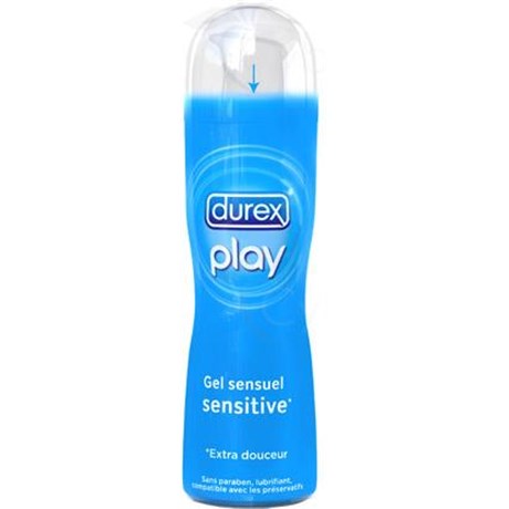 DUREX TOP GEL PLAY SENSATIONS NATURELLES, Gel lubrifiant pour usage intime 50 ml