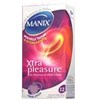 MANIX XTRA PLEASURE, Préservatif lubrifié, avec réservoir et extrémité ample, fin. (ref. MXP3) - bt 3