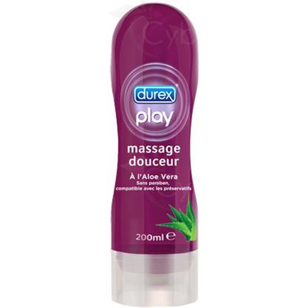 Durex Play Massage Lotion With Aloe Vera - 200ml, Water-Based, For Sensual Massage