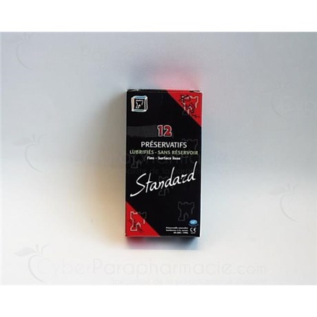 Protex STANDARD NATURAL Condom tankless lubricated dimethicone. - Box 144