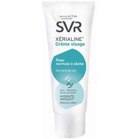 SVR DERMOACTIVE XÉRIALINE FACE CREAM, moisturizing and soothing cream. - 40 ml tube