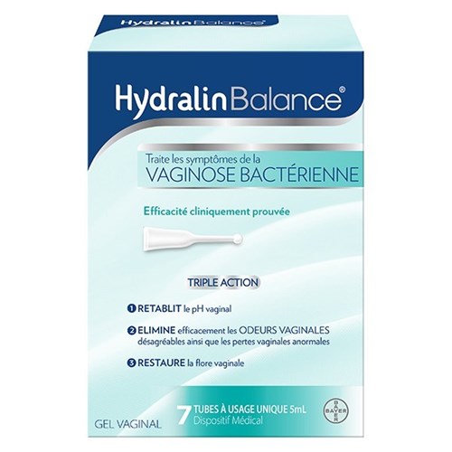 Hydralin Balance single-dose vaginal gel 7 x 5ml