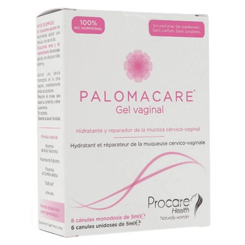 PALOMACARE, vaginal moisturizing and repairing gel, 6 cannulas of 5ml