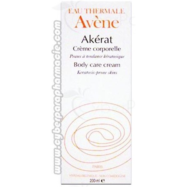 AKERAT 10 CREME CORPORELLE Crème corporelle hydratante, émolliente et ...