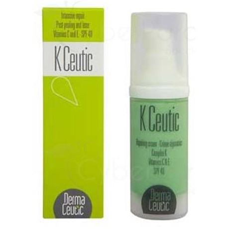 K CEUTIC DERMACEUTIC, Crème réparatrice au complexe vitaminés KCE, SPF 40. - fl 30 ml