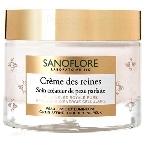 CREME DES REINES SOIN CREATEUR DE PEAU PARFAITE Crème à la gelée royale pure 50ml