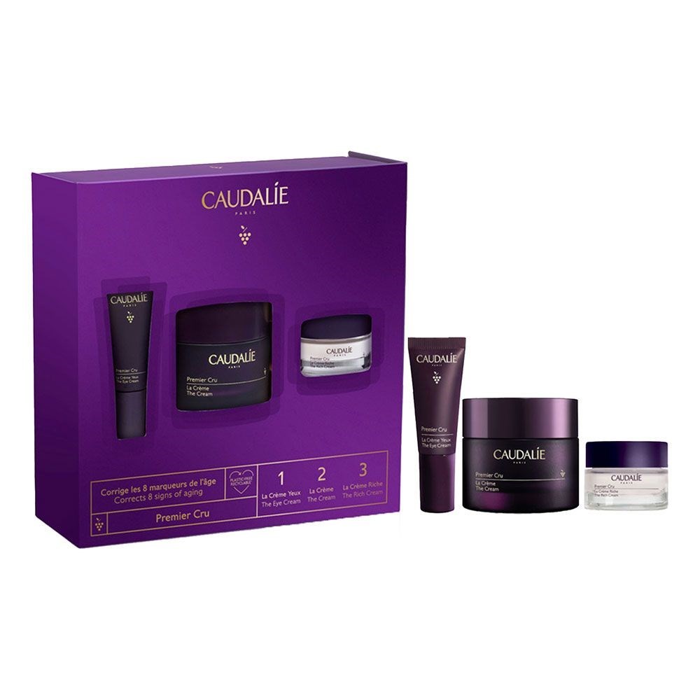 CAUDALIE Premier Cru La Crème Yeux 2個セット Coffret Premier Cru Caudalie