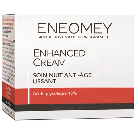 ENHANCED CREAM, Crème visage à 15 % d'acide glycolique. - pot 50 ml