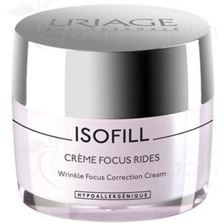 ISOFILL CRÈME FOCUS RIDES, Crème antiride à l'acide hyaluronique + peptides. - pot 50 ml