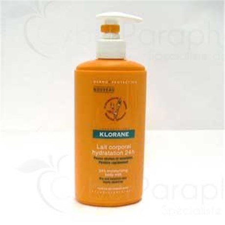 KLORANE DERMOPROTECTION LAIT CORPOREL, Lait corporel hydratation 24 heures au bourgeon de peuplier. - fl 400 ml