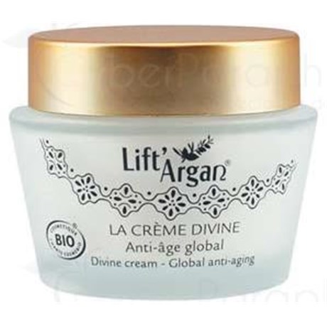 LIFT'ARGAN BIO CRÈME DIVINE, Crème antiâge. - pot 50 ml
