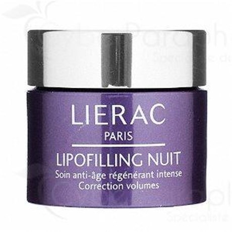 LIPOFILLING NUIT, Soin de nuit antiâge régénérant intense. - pot 50 ml