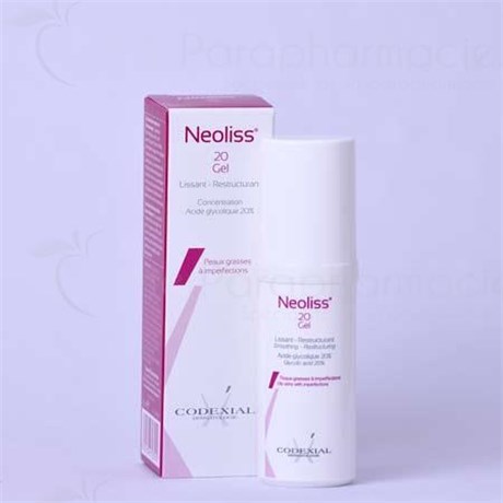 NEOLISS 20 GEL, Gel à 20 % d'acide glycolique. - fl 30 ml