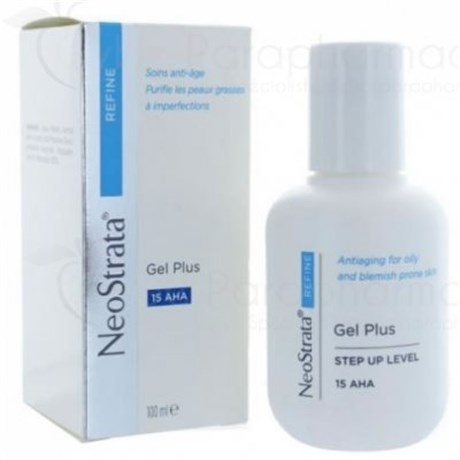 NEOSTRATA AHA 15 GEL, Gel à 15 % d'acide glycolique pour le visage et le corps. - tube 100 ml