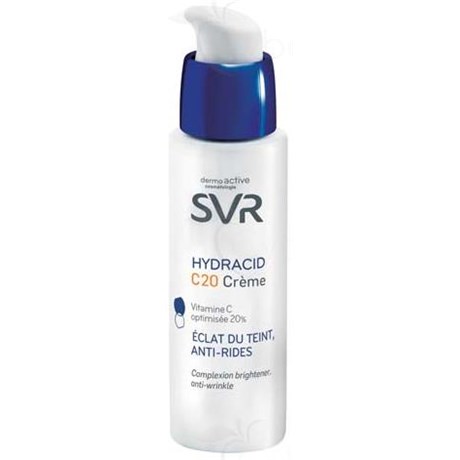 SVR DERMOACTIVE HYDRACID C20 CRÈME, Crème antiride concentrée à 20 % de vitamine C optimisée. - fl 30 ml