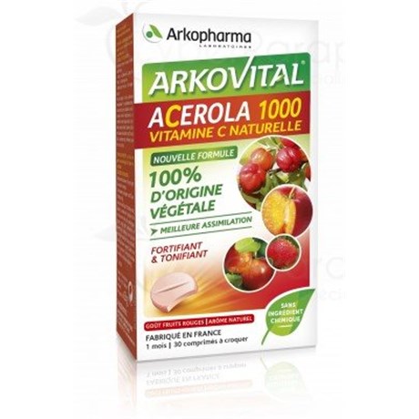 ARKOVITAL® ACÉROLA 1000 à croquer 30