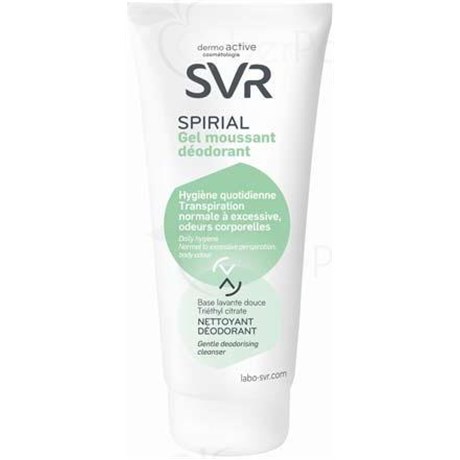 SVR DERMOACTIVE SPIRIAL FOAMING GEL DEODORANT, Gel deodorant. - Tube 200 ml