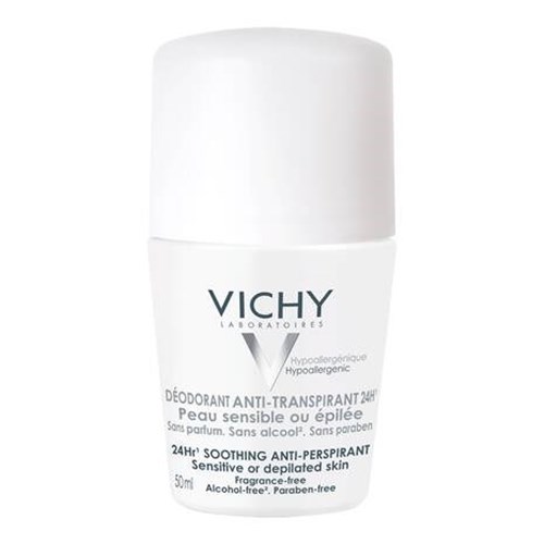 VICHY DEODORANT antiperspirant BALL 48 H, Ball Deodorant antiperspirant to Vichy thermal water. - 50 fl oz