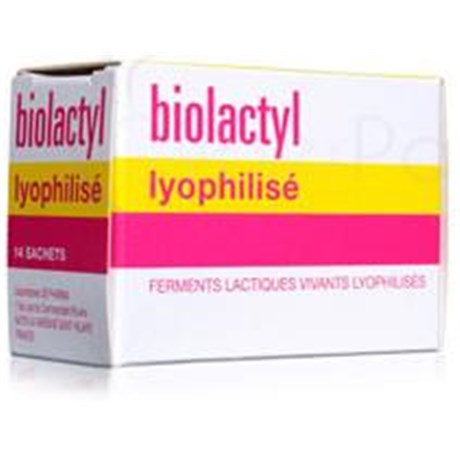 BIOLACTYL DRIED, bag, food supplement for lyophilized live lactic ferments. - Bt 14