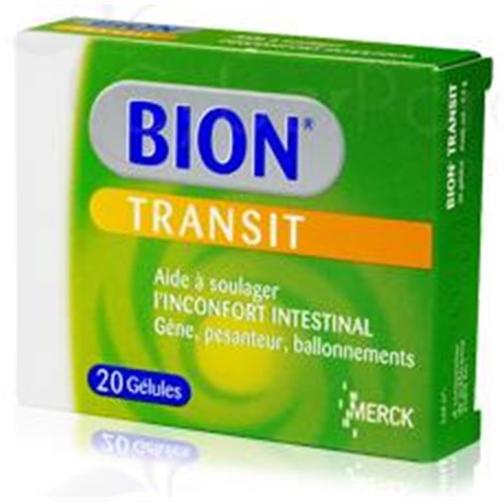 BION TRANCIT CAPSULE Capsule dietary supplement containing probiotics. - Bt 20