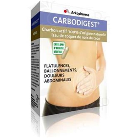 CARBODIGEST CAPSULE Capsule medical device based charcoal alimentary tract. - Bt 30