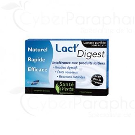 LACT'DIGEST digestion of lactose 15 tablets