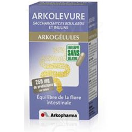 ARKOGÉLULES ARKOLEVURE, Gélule, complément alimentaire probiotique. - bt 28