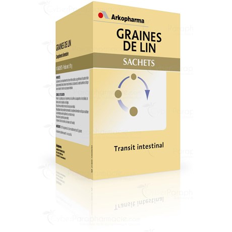 GRAINE DE LIN SACHET ARKOPHARMA, Sachet, complément alimentaire à base de graine de lin. - bt 14