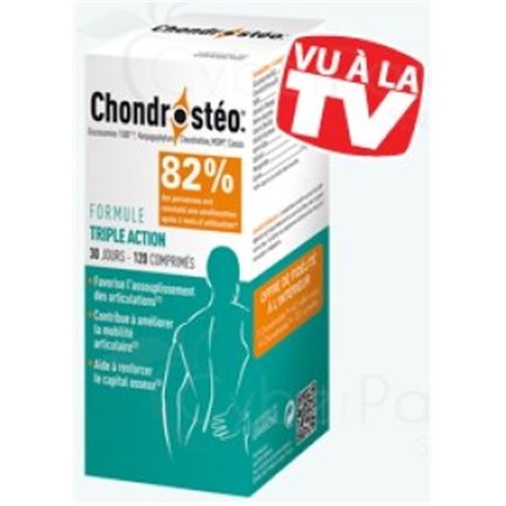 CHONDROSTEO + ARTICULATIONS Comprimé, complément alimentaire à visée articulaire. - bt 120