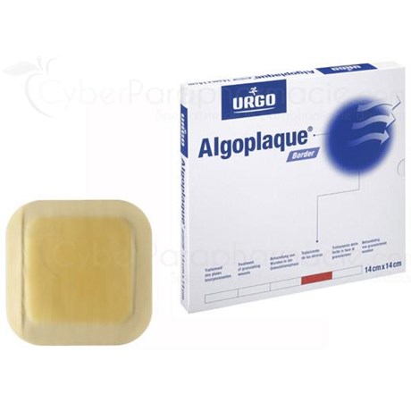 ALGOPLAQUE BORDER, Hydrocolloid dressing sterile areas difficult location. (Ref. 502970) - bt 16