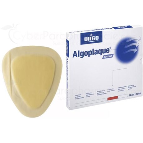 ALGOPLAQUE SACRUM, sterile hydrocolloid dressing, special lumbosacral region (ref. 502972) - bt 16