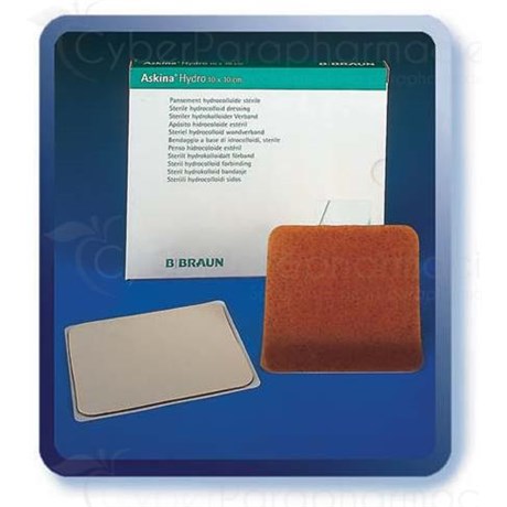 Askina HYDRO Hydrocolloid dressing, sterile, single use. 10 cm x 10 cm (ref. F72041) - bt 10