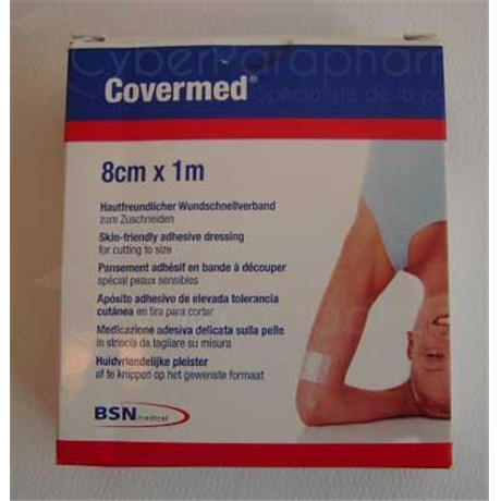 COVERMED, bandage tape cutting, multiextensible adhesive, hypoallergenic. 5m x 4 cm (ref. 72151-00000) - unit